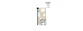 Piper Floor Plan at AIRE MSP Apartments, Minnesota, 55425