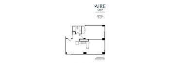 Robinson Floor Plan at Aire MSP Apartments, Minnesota, 55425