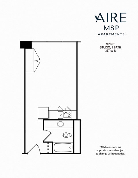 floor plan of 55 north luxury apartments to rent in the north end of boston