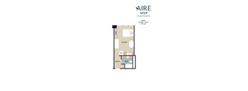 Spirit Floor Plan at AIRE MSP Apartments, Bloomington, 55425