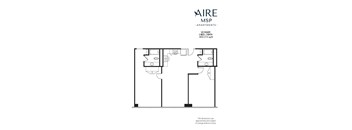AireMSP_Voyager_2br-1072-1111sf floor plan at Aire MSP Apartments, Bloomington, Minnesota