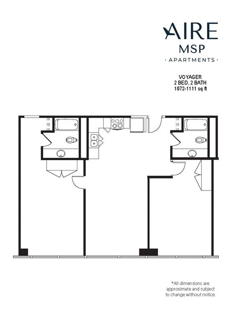 AireMSP_Voyager_2br-1072-1111sf floor plan at Aire MSP Apartments, Bloomington, Minnesota