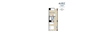 Wright Floor Plan at AIRE MSP Apartments, Bloomington, 55425