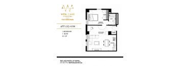 1E Floor Plan at The Original at West Lake Quarter, Minnesota, 55416