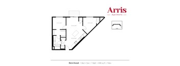 Beechnut Floor Plan at Arris Apartments - Opening August!, Lakeville, 55044