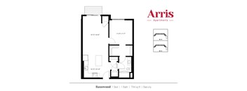 Basswood Floor Plan at Arris Apartments - Opening August!, Lakeville, MN, 55044