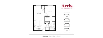 Hemlock Floor Plan at Arris Apartments - Opening August!, Minnesota