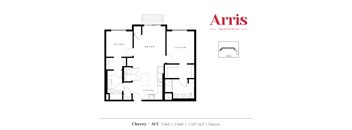 Cherry-ACC Floor Plan at Arris Apartments - Opening August!, Minnesota