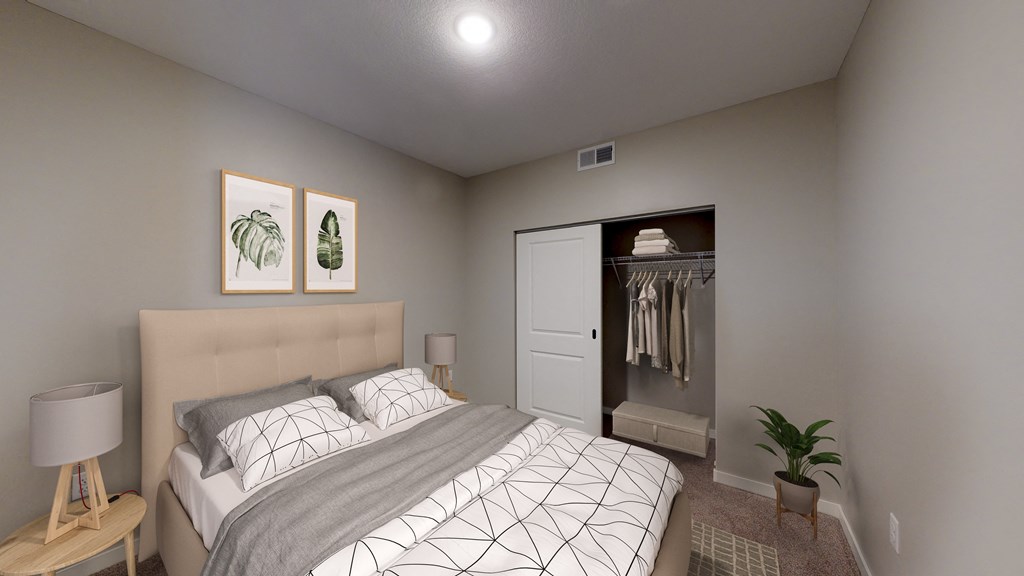 Bedroom With Closet at Arris Apartments - Now Open!, Minnesota, 55044