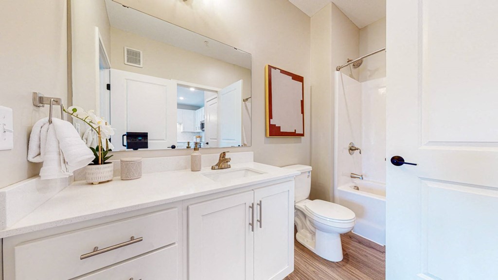 Bathroom With Bathtub at Arris Apartments - Now Open!, Minnesota, 55044