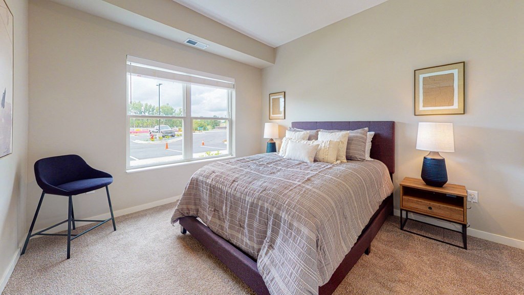 Spacious Bedroom With Comfortable Bed at Arris Apartments - Now Open!, Minnesota