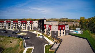 Aerial Exterior View Aerial Exterior View at Arris Apartments - Now Open!, Lakeville, Minnesota - Photo Gallery