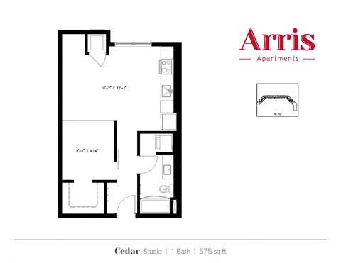 Cedar Floor Plan at Arris Apartments - Opening August!, Lakeville, MN