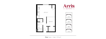 Pine Floor Plan at Arris Apartments - Opening August!, Lakeville, MN, 55044
