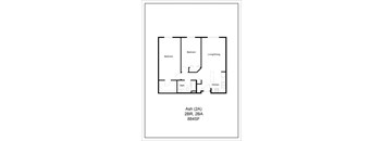 a floor plan of a house with a garage at Briarcliff Apartments, a 55+ Community, Mahtomedi, Minnesota