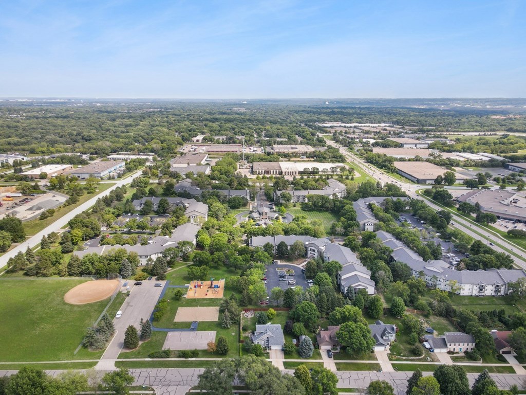 Aerial Exterior View  at Audenn Apartments, Bloomington, MN, 55438