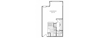 Loon - Agate Floor Plan at Audenn Apartments, Bloomington, MN, 55438