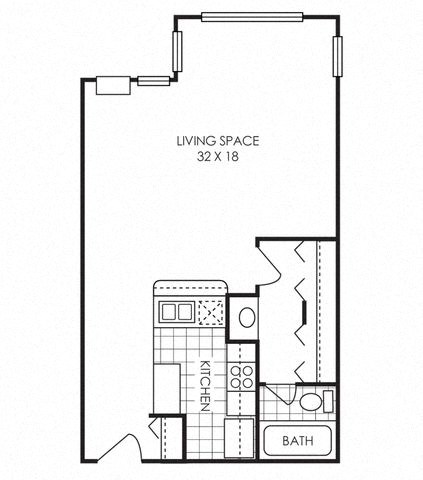 Loon - Agate Floor Plan at Audenn Apartments, Bloomington, MN, 55438