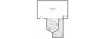 Minnesota - Agate Floor Plan at Audenn Apartments, Minnesota, 55438