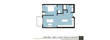 a floor plan of the clark house