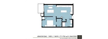 a floor plan of the apartment