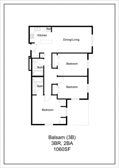 a floor plan of a house at Briarcliff Apartments, a 55+ Community, Mahtomedi, 55115