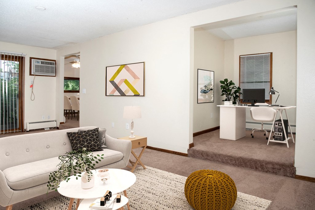 Bass Lake Crossing spacious living room