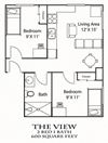 The View Floorplan The View Floorplan Bierman Place Apartments in Minneapolis, MN_View