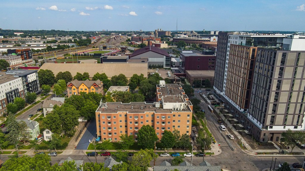 Aerial View at Bierman Place, Minneapolis, MN, 55414