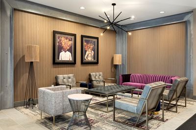 Birdtown Flats Modern Lobby Community Room