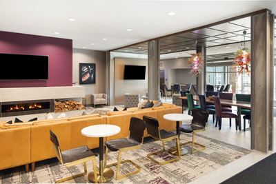 Birdtown Flats Modern Lobby Community Room