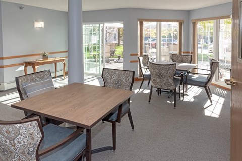 Common Room at Briarcliff Apartments, a 55+ Community, Minnesota, 55115