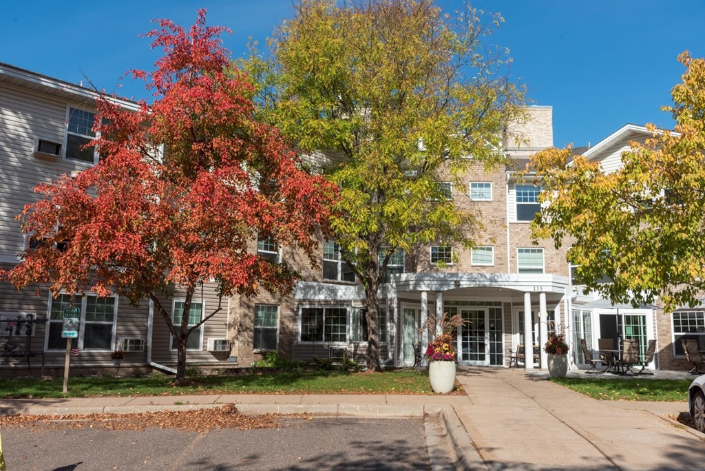 Exterior Landscape at Briarcliff Apartments, a 55+ Community, Mahtomedi, Minnesota