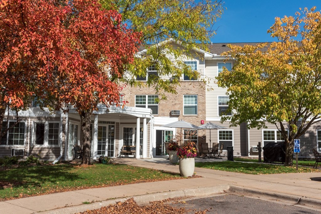 Property Exterior at Briarcliff Apartments, a 55+ Community, Minnesota