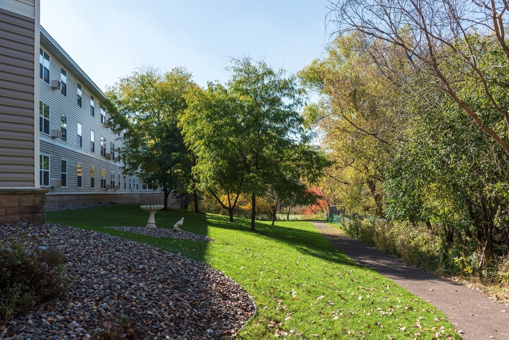 Exterior Green Space at Briarcliff Apartments, a 55+ Community, Mahtomedi, 55115