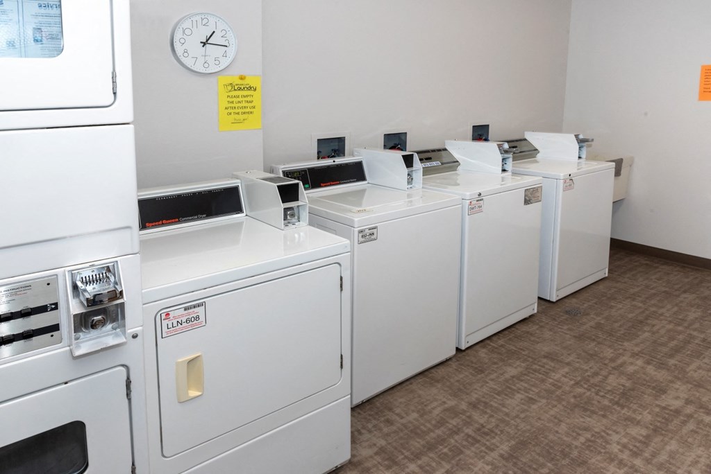 Laundry Room at Briarcliff Apartments, a 55+ Community, Mahtomedi, MN