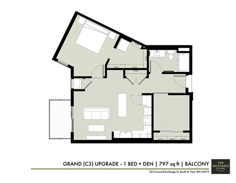 C3 Floor Plan at The Yards and Backyards, South St. Paul, 55075