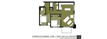 floor plan of the second level of the house