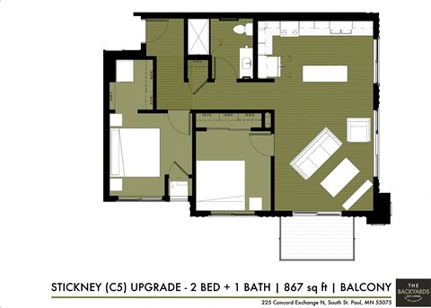 floor plan of the second level of the house