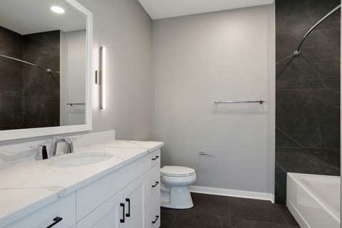 Bright Bathroom at Calhoun Towers, Minneapolis