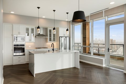 Modern Kitchen at Calhoun Towers, Minneapolis, MN, 55416
