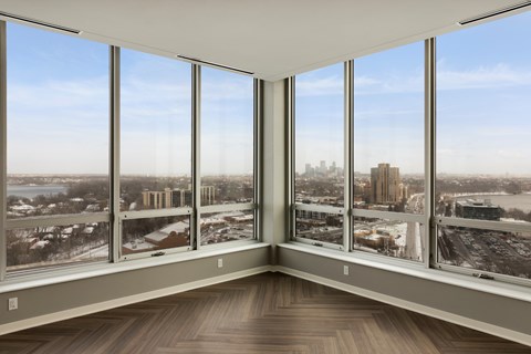 Penthouse Living Area at Calhoun Towers, Minneapolis, MN