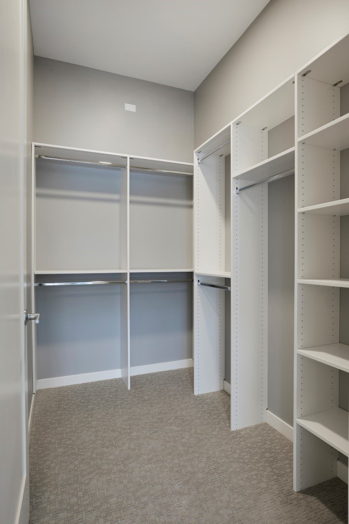 Built-In Shelving In Closet at Calhoun Towers, Minnesota, 55416