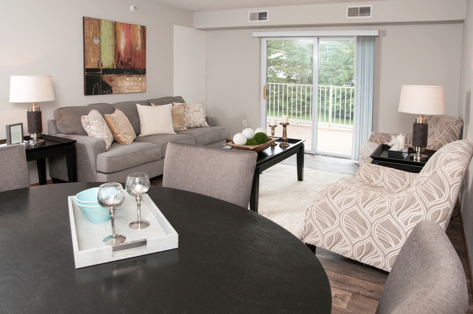 Wood-look vinyl flooring