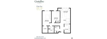 a floor plan of chaska place
