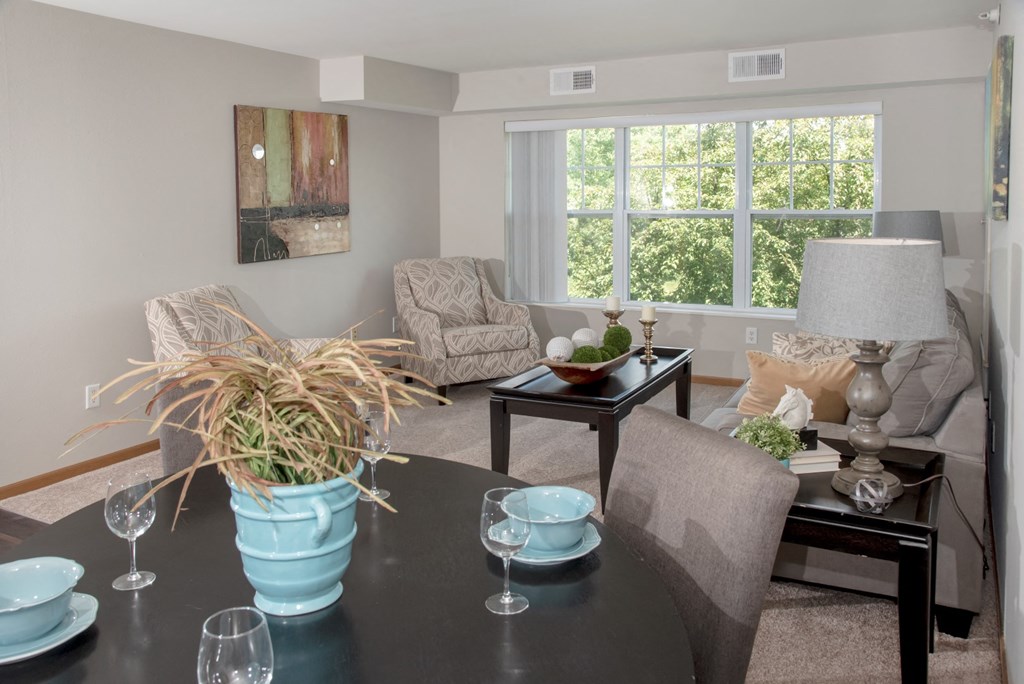 spacious living room