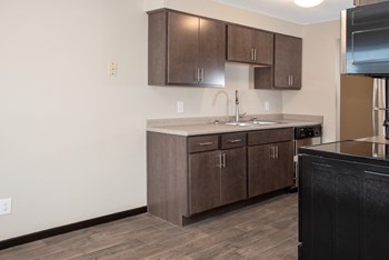upgraded kitchen with slate cabinets and stainless steel appliances - Photo Gallery 17