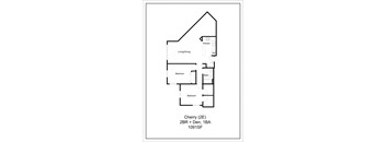 a floor plan for a small house at Briarcliff Apartments, a 55+ Community, Mahtomedi, MN