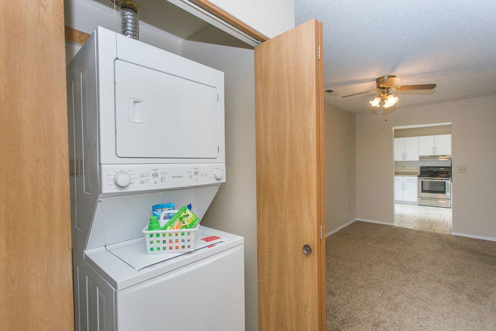 in-home washer and dryer at Cinnamon Ridge Apartments, Minnesota, 55122