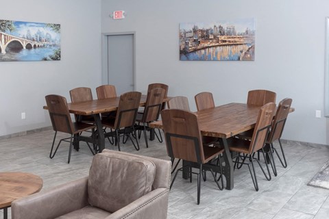 Community Room at Cinnamon Ridge Apartments, Minnesota